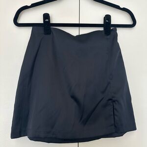 Abercrombie & Fitch Black Satin Skirt Size XS